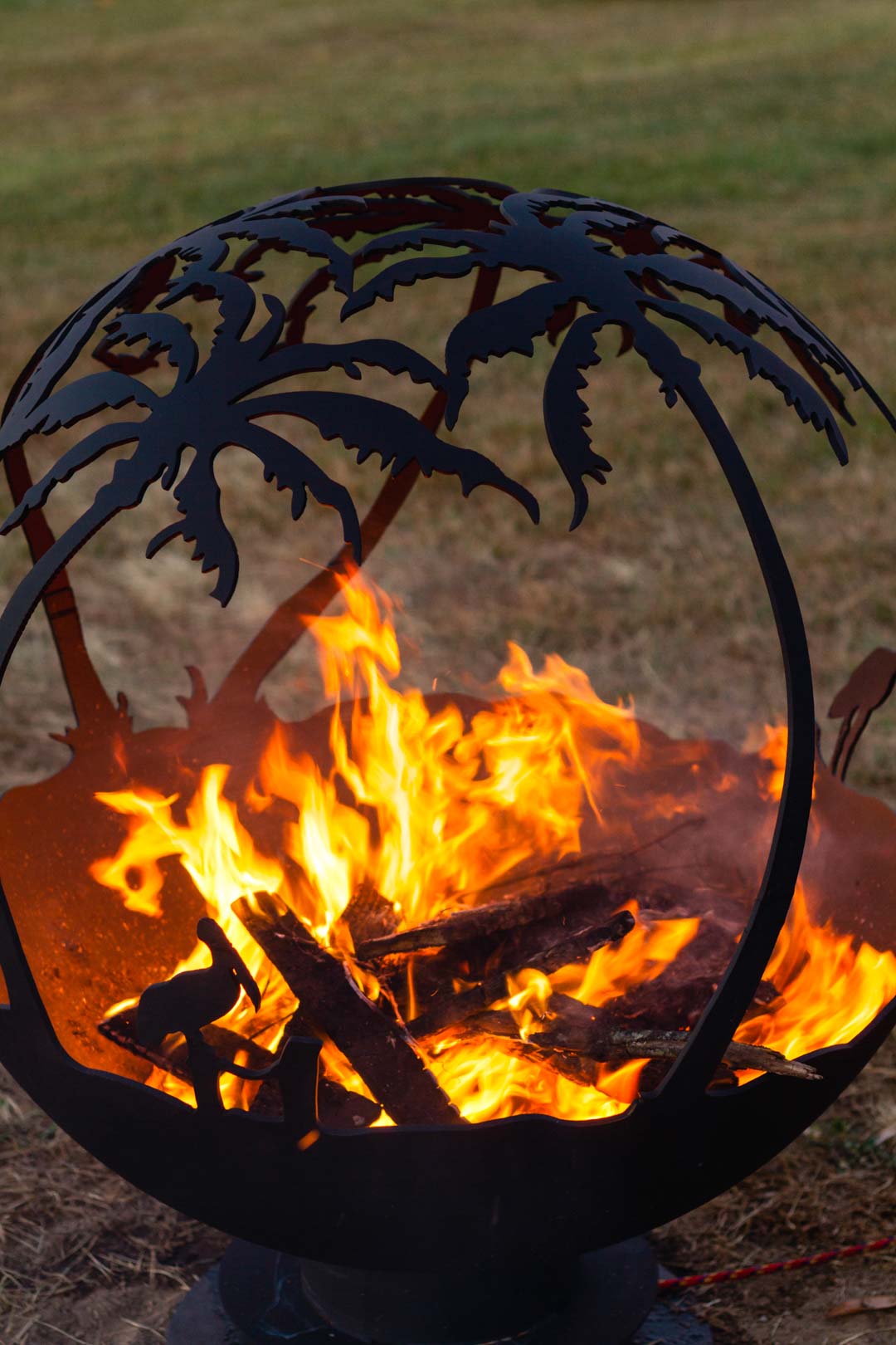 flamingo fire pit