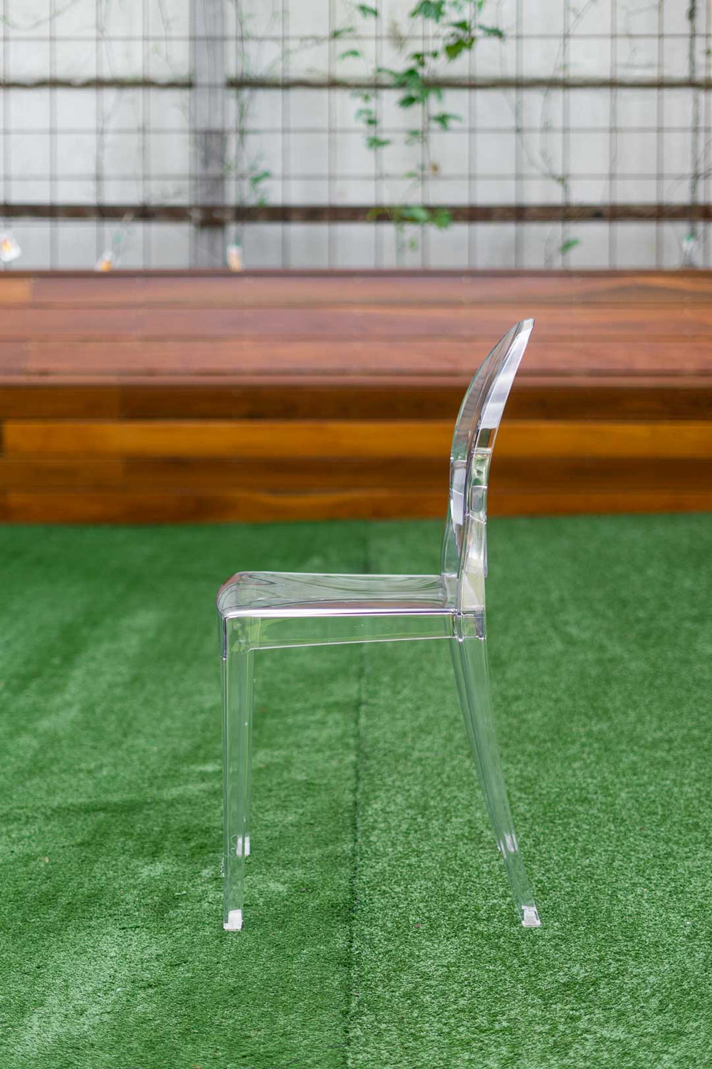 Small clear chair online