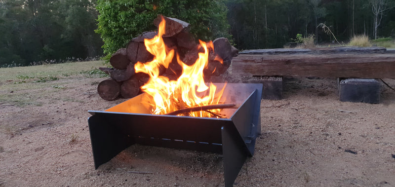 camping fire pit collapsible 